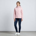 UrbanMama Women's Lightweight Hooded Raincoat - Pink